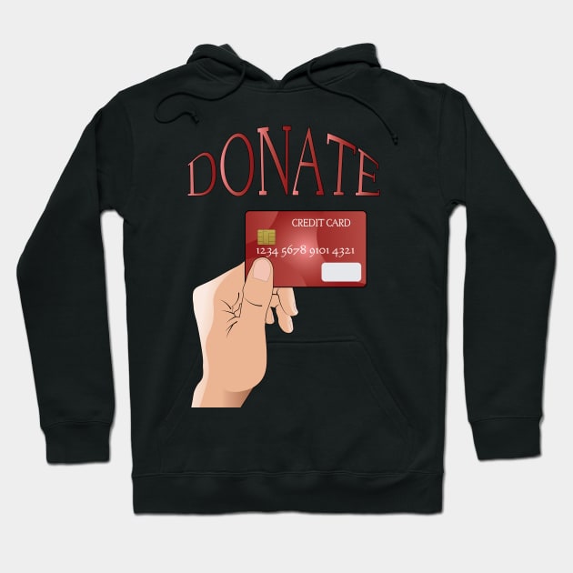 Donate Hoodie by Double You Store